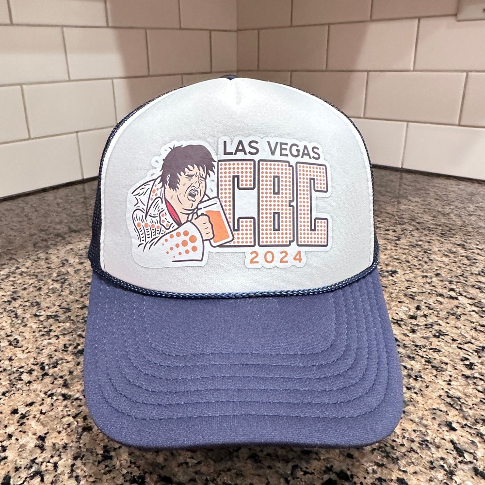 Chicago Brewing Company Las Vegas CBC 2024 OTTO Trucker Hat Blue